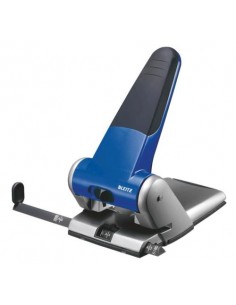 Luknjač Leitz Heavy Duty, do 65 listov, moder