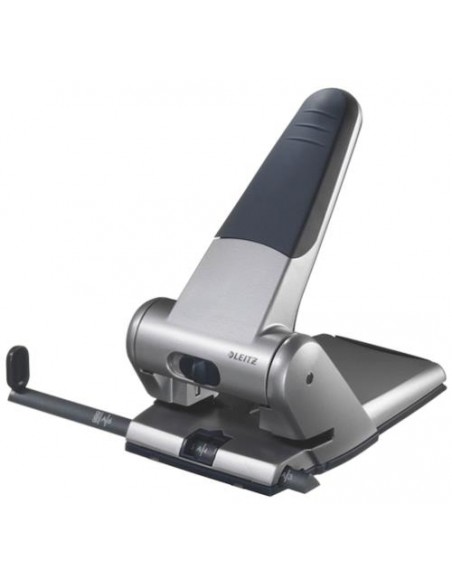 Luknjač Leitz Heavy Duty, do 65 listov, siv