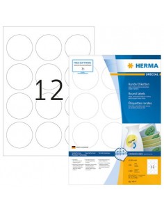 Etikete Herma Superprint Removables, fi 60 mm
