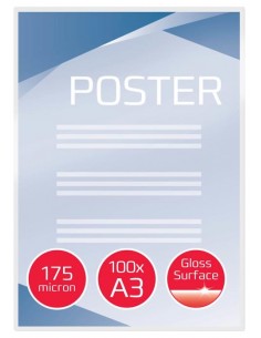 Žepki za plastificiranje GBC A3, 75mic, 100/1