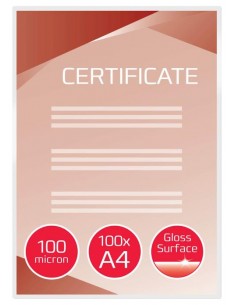 Žepki za plastificiranje GBC A4, 100mic, 100/1