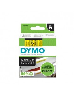 Dymo D1 trak SO720880 19mm, črna na rumeni