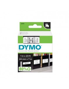 Dymo D1 trak SO720930 24mm, črna na beli