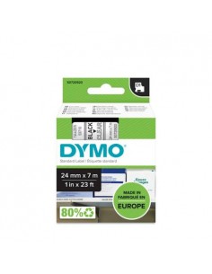 Dymo D1 trak SO721010 24mm, bela na črni