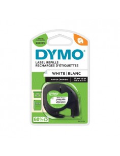 Dymo LT trak SO721510 12mm, črna na beli