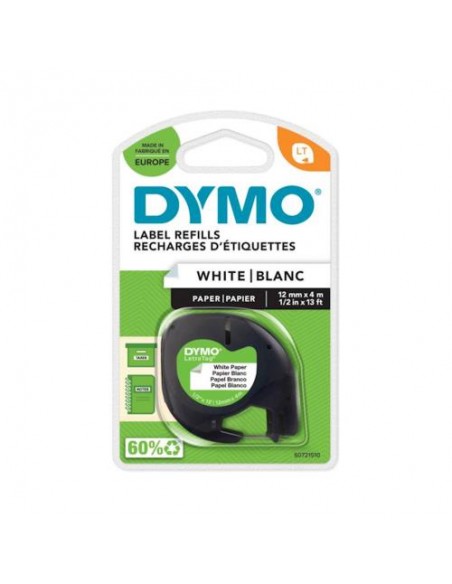 Dymo LT trak SO721510 12mm, črna na beli