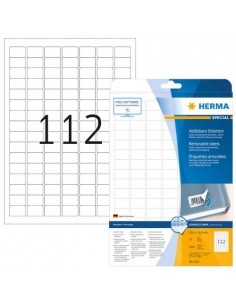Etikete Herma Superprint Removables, 25.4x16.9 mm