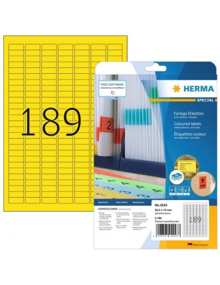 Etikete Herma Superprint Special, 25.4x10 mm
