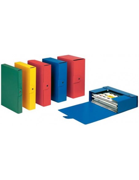 Škatla za dokumente Esselte Eurobox 4 cm, rumena