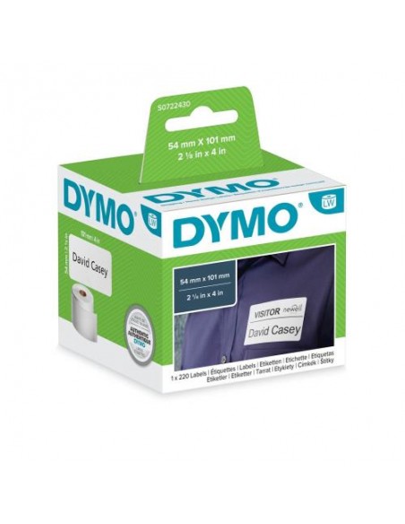 Dymo LW nalepke SO722420, 54x101 mm