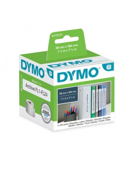 Dymo LW nalepke SO722470, 38x190 mm