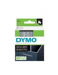 Dymo D1 trak SO720600 12mm, bela na prozorni