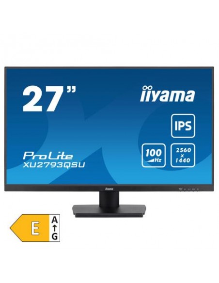 Monitor IIYAMA 27"/68.5cm XU2793QSU-B6, 2560x1440, 100Hz, 1300:1, 250 cd/m2, 1ms