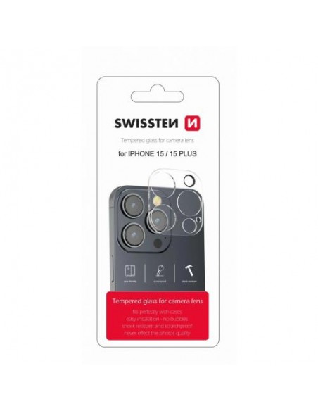 Zaščita za kamero Swissten (94500109) za iPhone 15/15 Plus