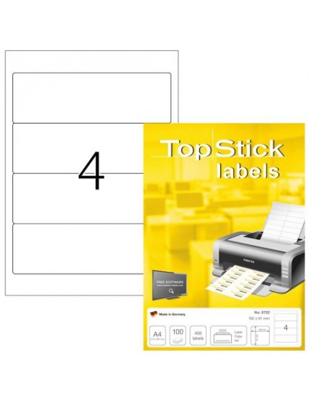 Etikete Herma TopStick, 192x61 mm