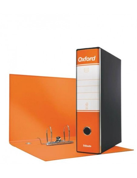 Registrator Esselte Oxford A4 80mm z ovojem, oranžen