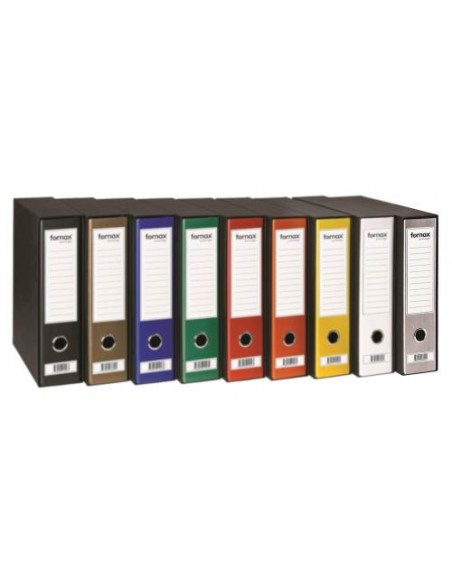 Registrator Fornax Prestige A4 80mm z ovojem, srebrn