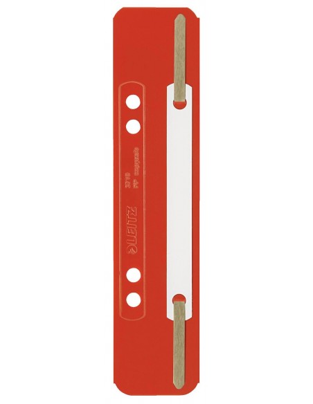 Sponka za mapo Leitz za 6+8 cm, rdeča, 250/1