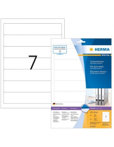 Etikete Herma Superprint Special, 192x38 mm