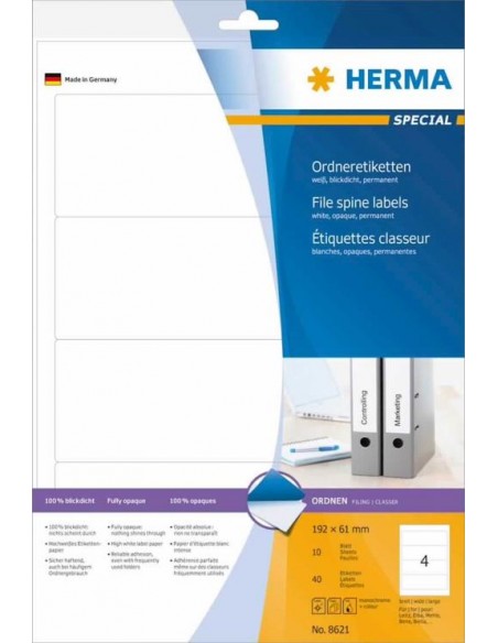 Etikete Herma Superprint Special, 192x61 mm