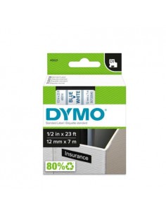 Dymo D1 trak SO720540 12mm, modra na beli