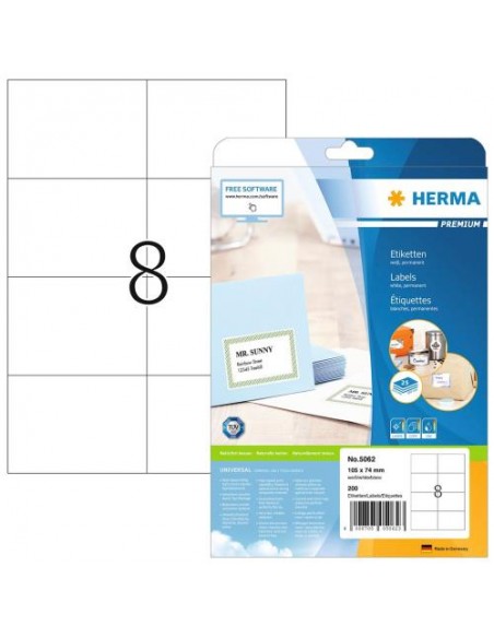 Etikete Herma Superprint Special, 105x74 mm