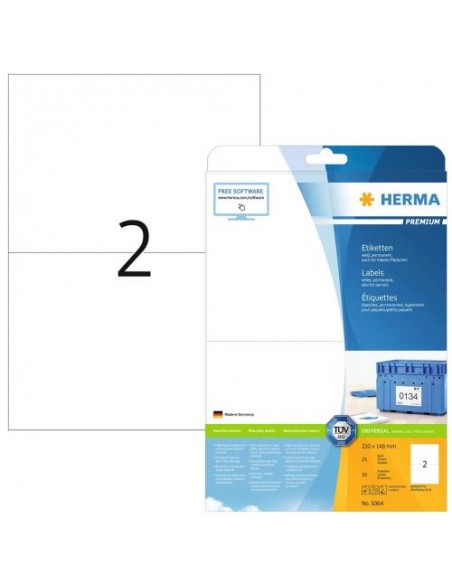 Etikete Herma Superprint Premium, 210x148 mm