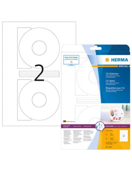 Etikete Herma Superprint Special, fi 116 mm