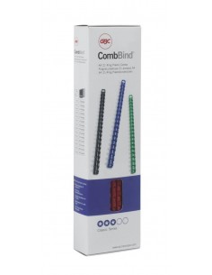 Spirala GBC PVC CombBind, 10mm, bela, 100/1
