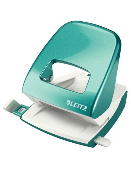 Luknjač Leitz WOW, do 30 listov, Ice Blue