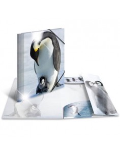 Mapa s klapo in elastiko Herma Glossy A4