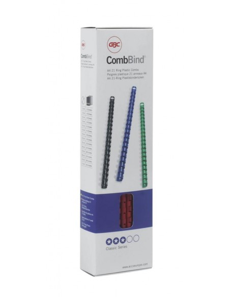 Spirala GBC PVC CombBind, 6mm, bela, 100/1