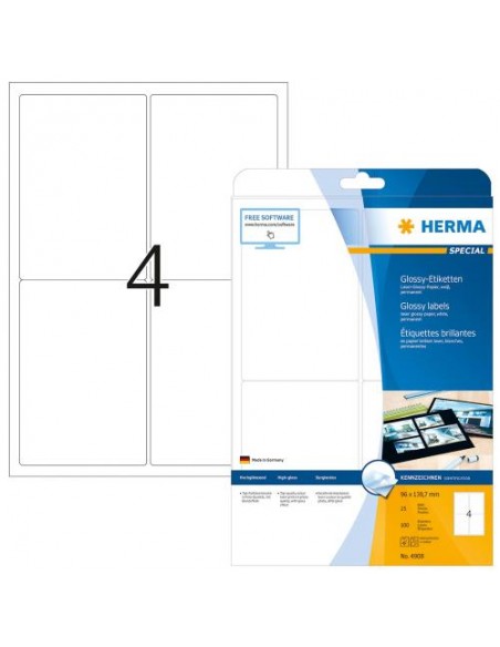 Etikete Herma Superprint Special, 96x139.7 mm