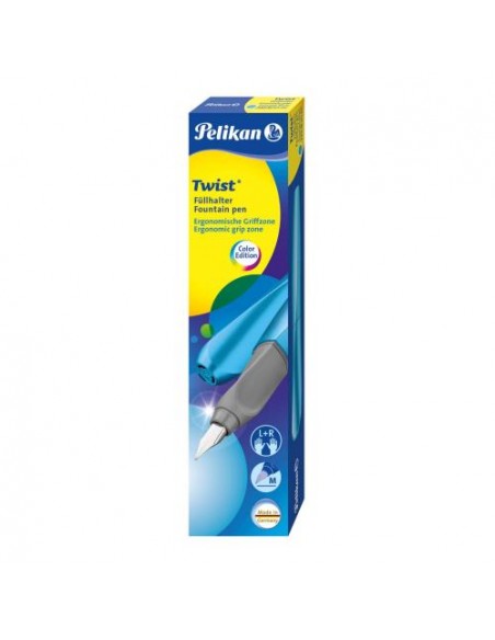 Nalivno pero Pelikan Twist, Frosed Blue, v škatli