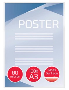Žepki za plastificiranje GBC A3, 80mic, 100/1