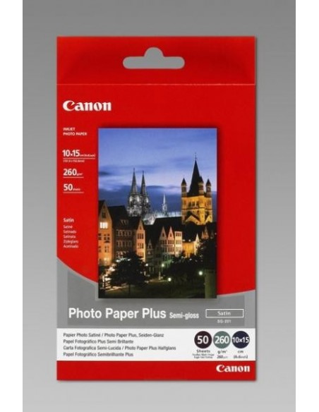 Papir Canon SG-201, 10x15cm, 20L, 260g/m2, semi gloss