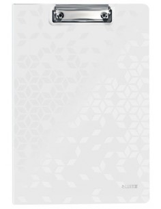 Mapa clipboard Leitz WOW A4, bela