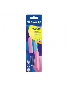 Nalivno pero Pelikan Twist + 2x črnilni vložki, Sweet Lilac, na blistru