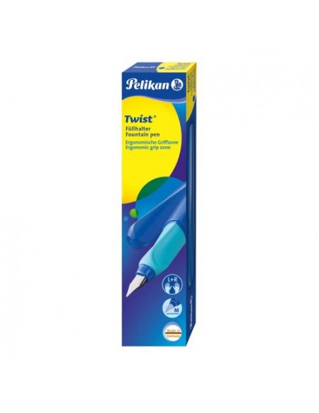 Nalivno pero Pelikan Twist, Deep Blue, v škatli