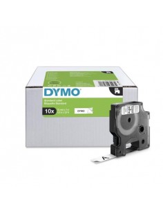 Dymo D1 trak 12mm, črna na beli