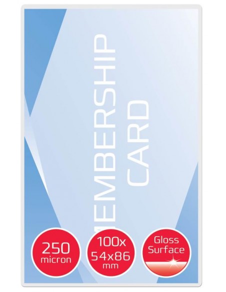 Žepki za plastificiranje GBC 54x86mm, 250mic, 100/1