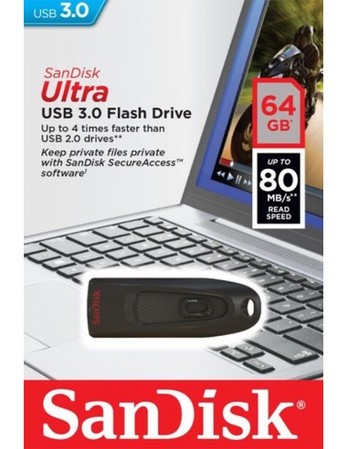 USB disk 64GB SanDisk Cruzer Ultra USB3.0 (SDCZ48-064G-U46B)