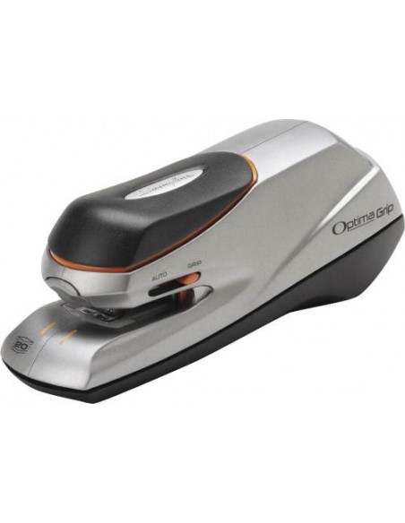 Spenjač električni Rapid Optima Grip, do 20 listov, srebren