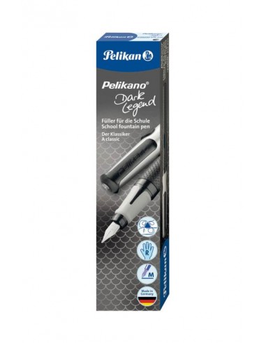 Nalivno pero Pelikan Pelikano Dark Legend, v škatli