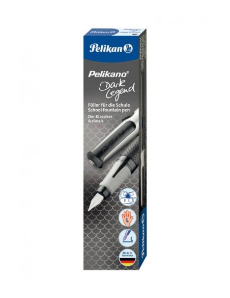 Nalivno pero Pelikan Pelikano Dark Legend za levičarje v škatli