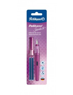 Nalivno pero Pelikan Pelikano Stardust + 2x črnilni vložek, na blistru