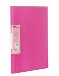 Mapa z vložnimi mapami Pentel 30/1, A4, roza