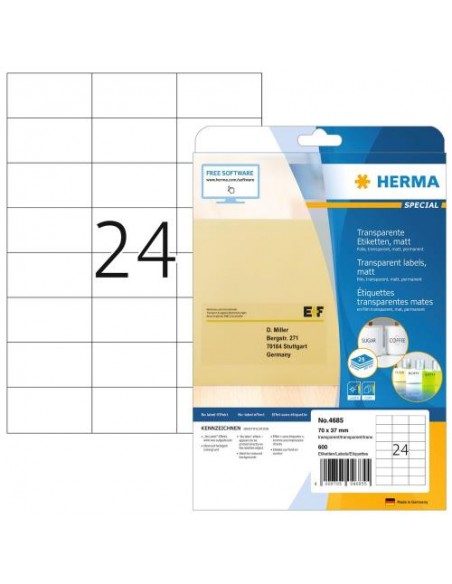 Etikete Herma Superprint Special, 70x37 mm