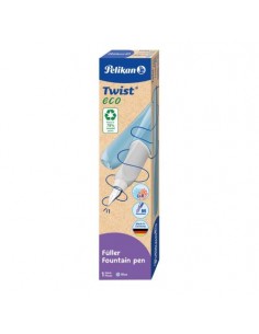 Nalivno pero Pelikan M Twist Eco, v kartonski škatli, moder