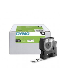 Dymo D1 trak 19mm, črna na beli
